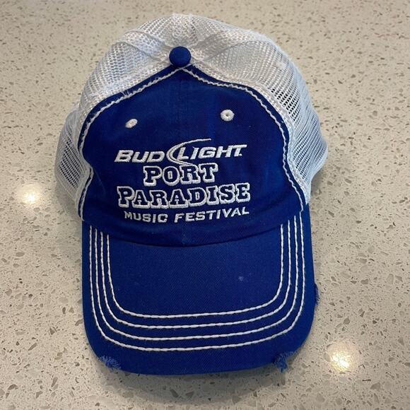 Rare Bud Light Port Paradise Music Festival Hat – 2012 Bahamas - Picture 1 of 3